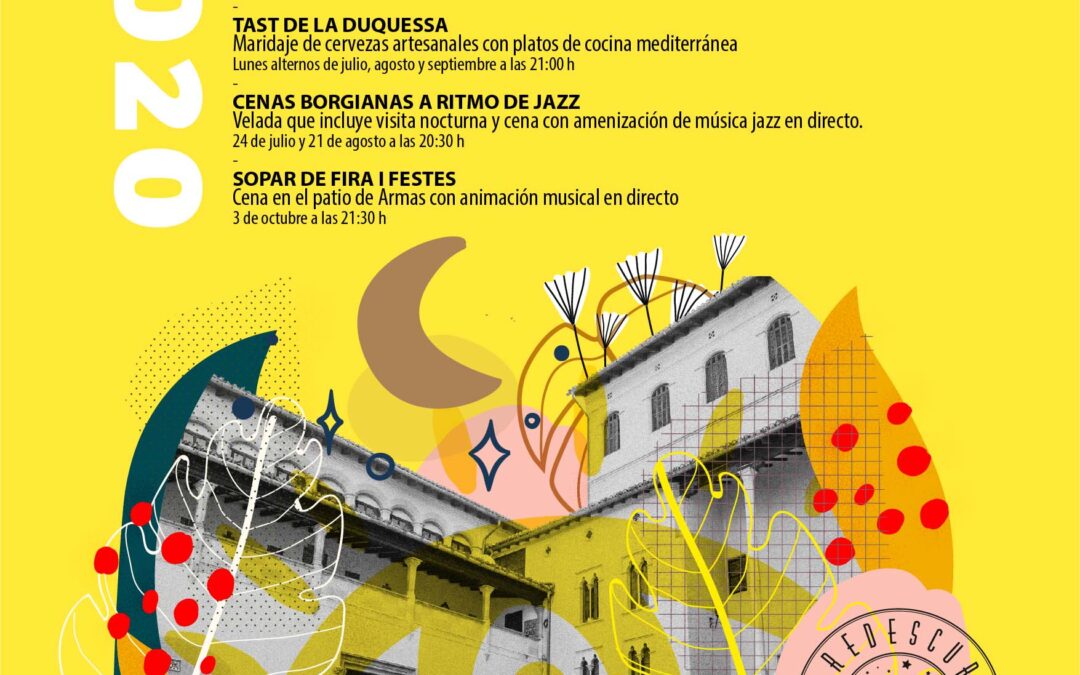 REDESCOBREIX LES NITS DEL PALAU DUCAL Calendari d’activitats Juliol-Setembre