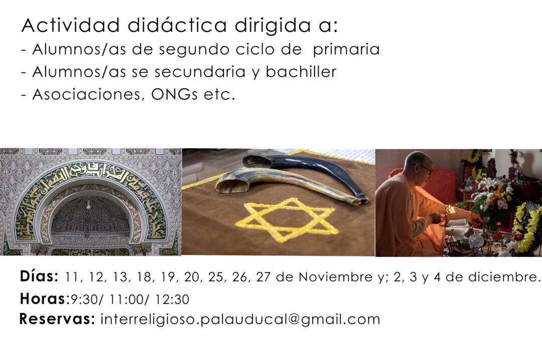 UN ESPAI INTERRELIGIÓS EN EL PALAU DUCAL DELS BORJA