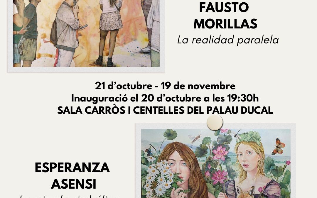 FAUSTO MORILLAS Y ESPERANZA ASENSI EN PALAU DUCAL