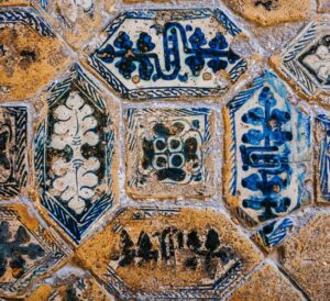 Cerámica de la torrecilla del Palau Ducal dels Borja de Gandia