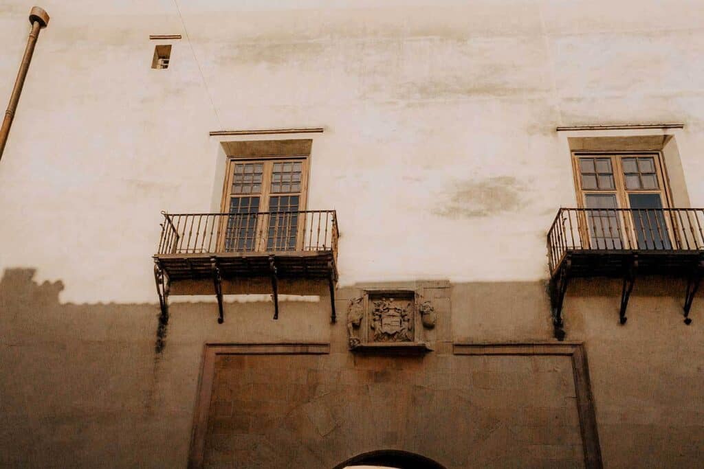 Fachada del Palau dels Borja de Gandia