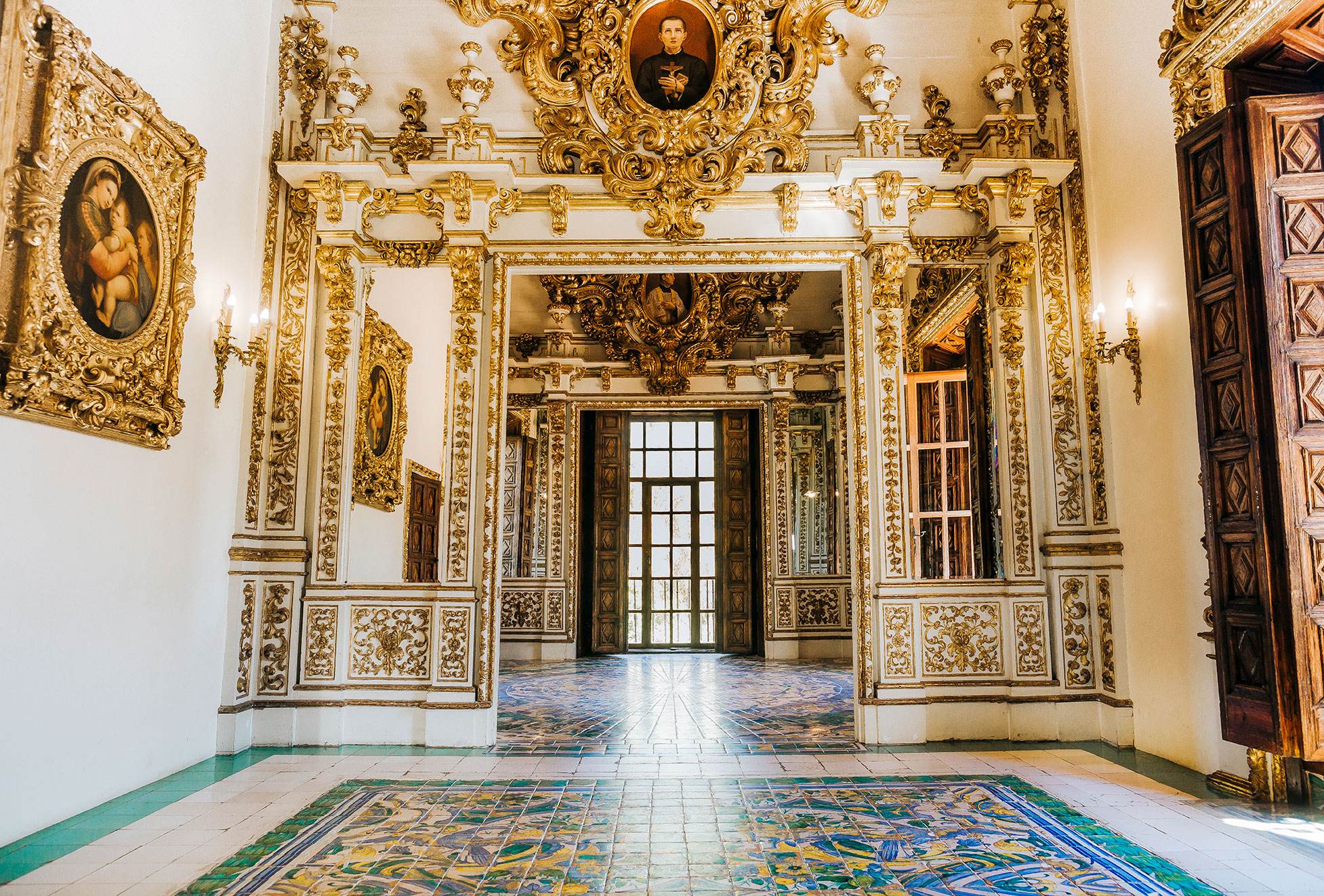 Lienzos de la Galería Dorada del Palau Ducal del Borja