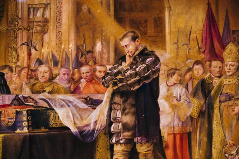 Sargas - Francisco de Borja ante el cadáver de la emperatriz Isabel de Portugal