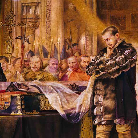 Sargas - Francisco de Borja ante el cadáver de la emperatriz Isabel de Portugal