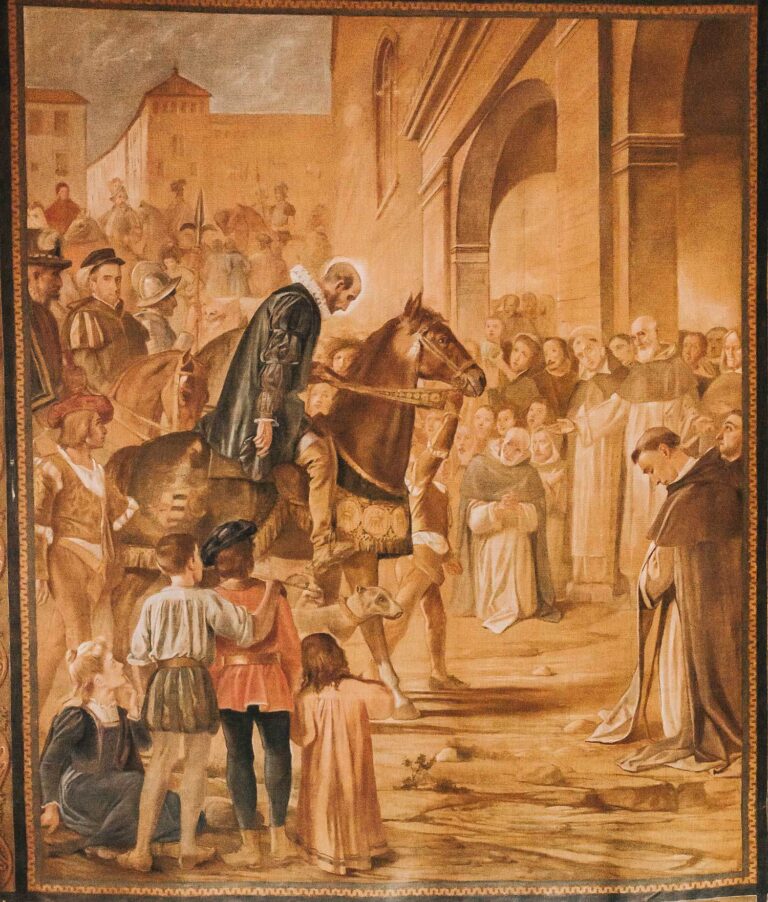 Sargas - La llegada de Francisco de Borja al convento de dominicos de Llombai