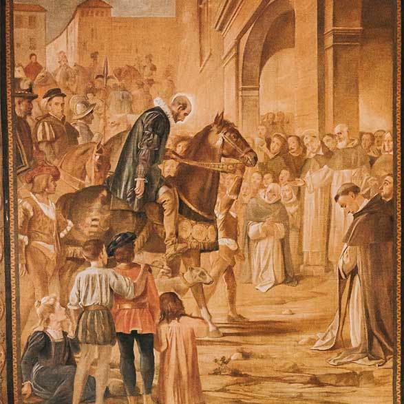 Sargas - La llegada de Francisco de Borja al convento de dominicos de Llombai