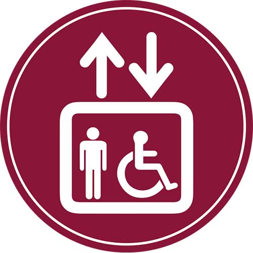 Ascensor - Accesibilidad en el Palau Ducal dels Borja